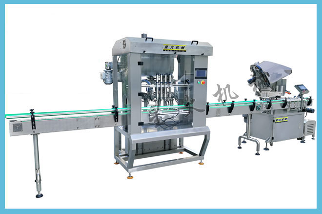 花生芝麻醬灌裝生產(chǎn)線,全自動(dòng)芝麻醬灌裝機(jī)