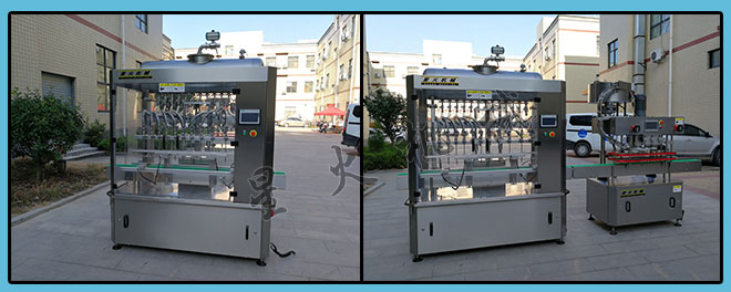 星火公司新型香油灌裝機樣機展示