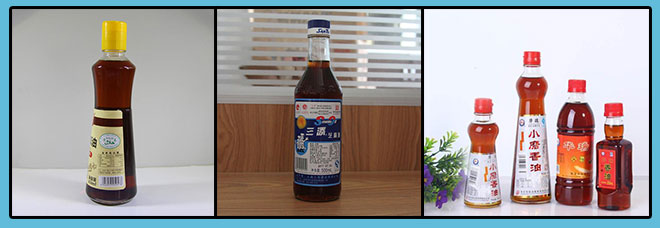 星火全自動香油灌裝機灌裝樣品展示