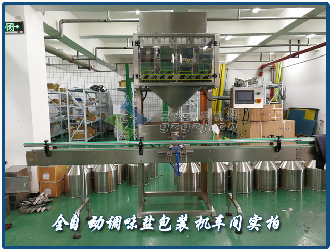 全自動調(diào)味鹽包裝機(jī)車間實拍