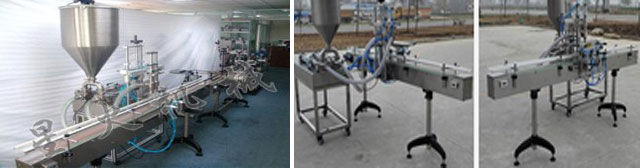 雙頭直線式醬料灌裝機(jī),豆豉醬灌裝機(jī)