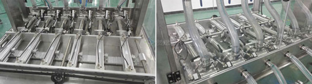 6頭臥式攪拌醬料灌裝機