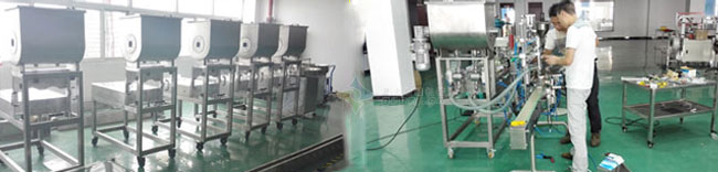 雙頭臥式攪拌直線醬料灌裝機,豆豉醬灌裝機