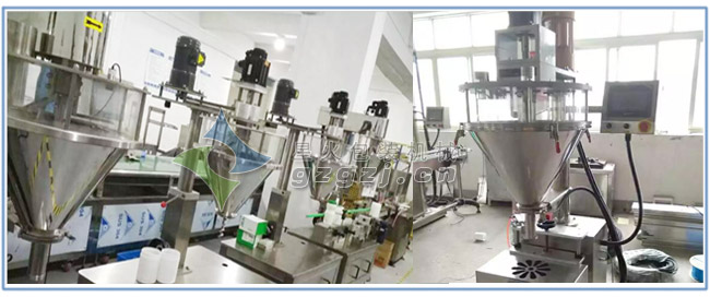 調(diào)味品包裝機(jī)車間實(shí)拍